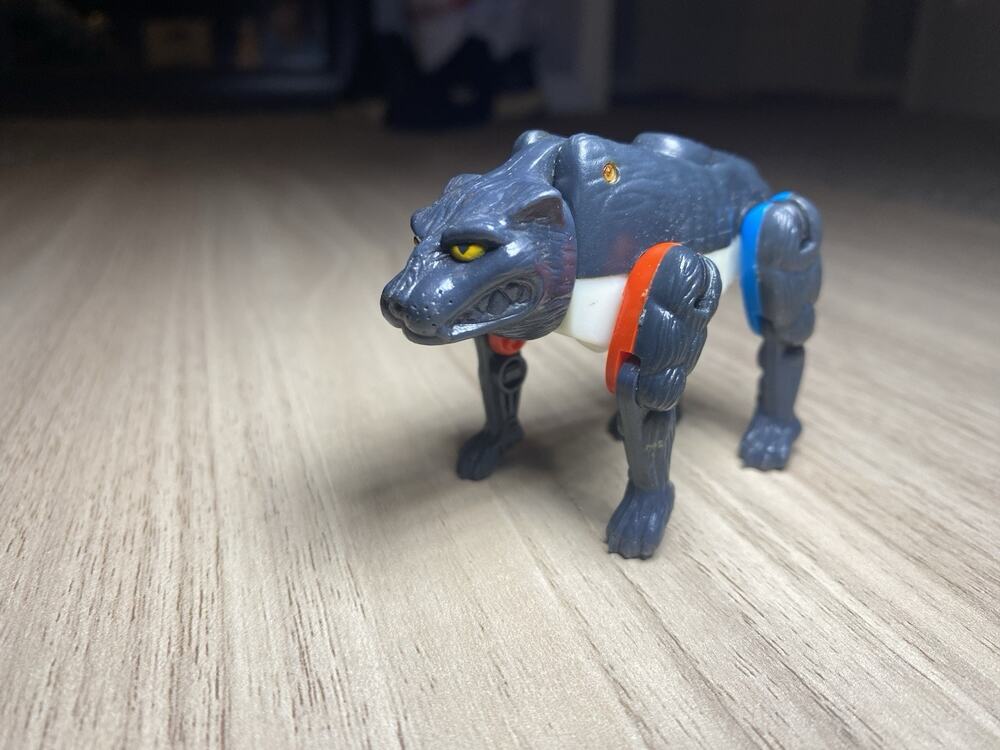 Vintage 1996 Hasbro Takara Transformers Beast Wars Wolf Action Figure McDonalds
